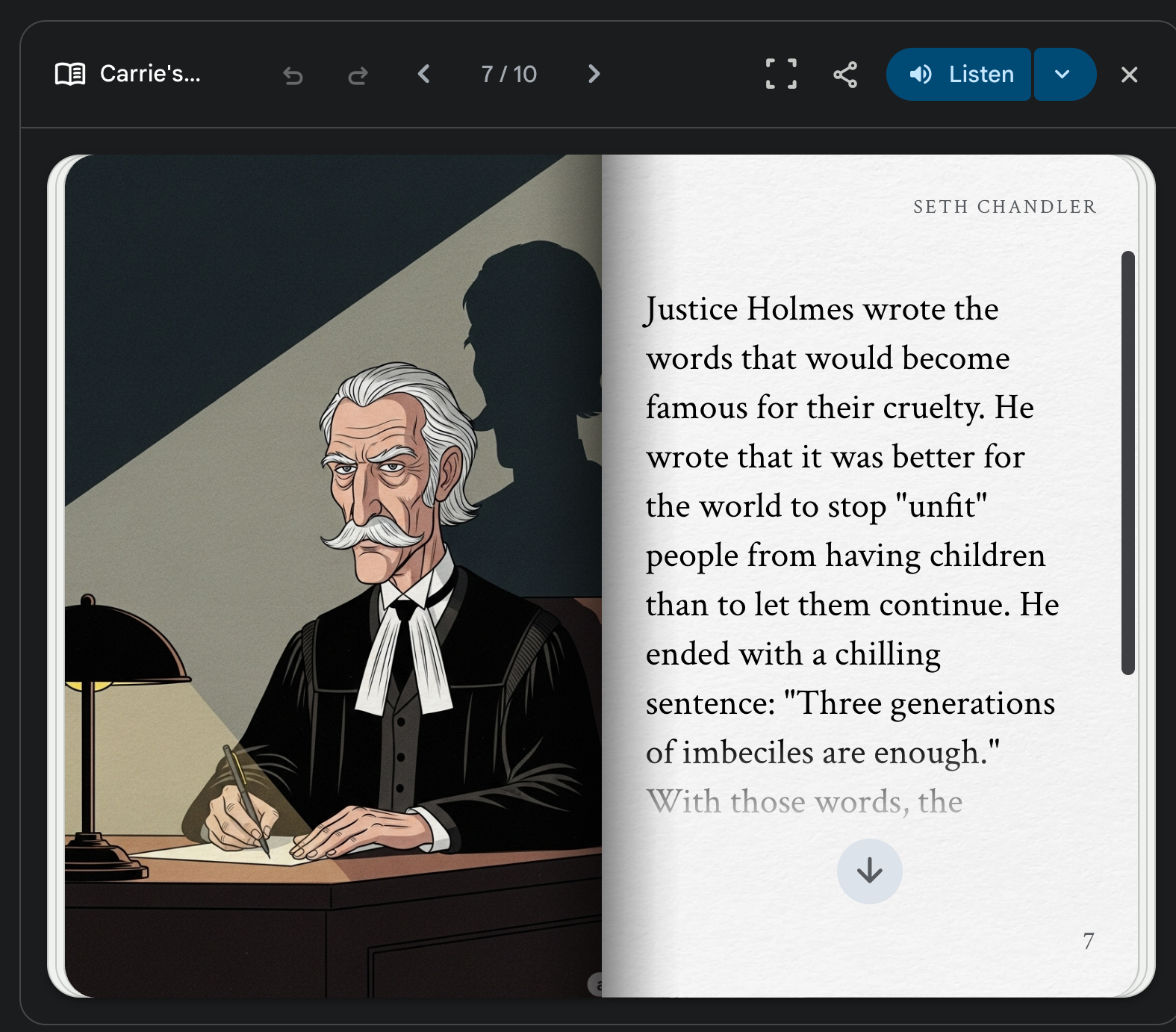 Use Gemini's new  Storybook Gem to help study law