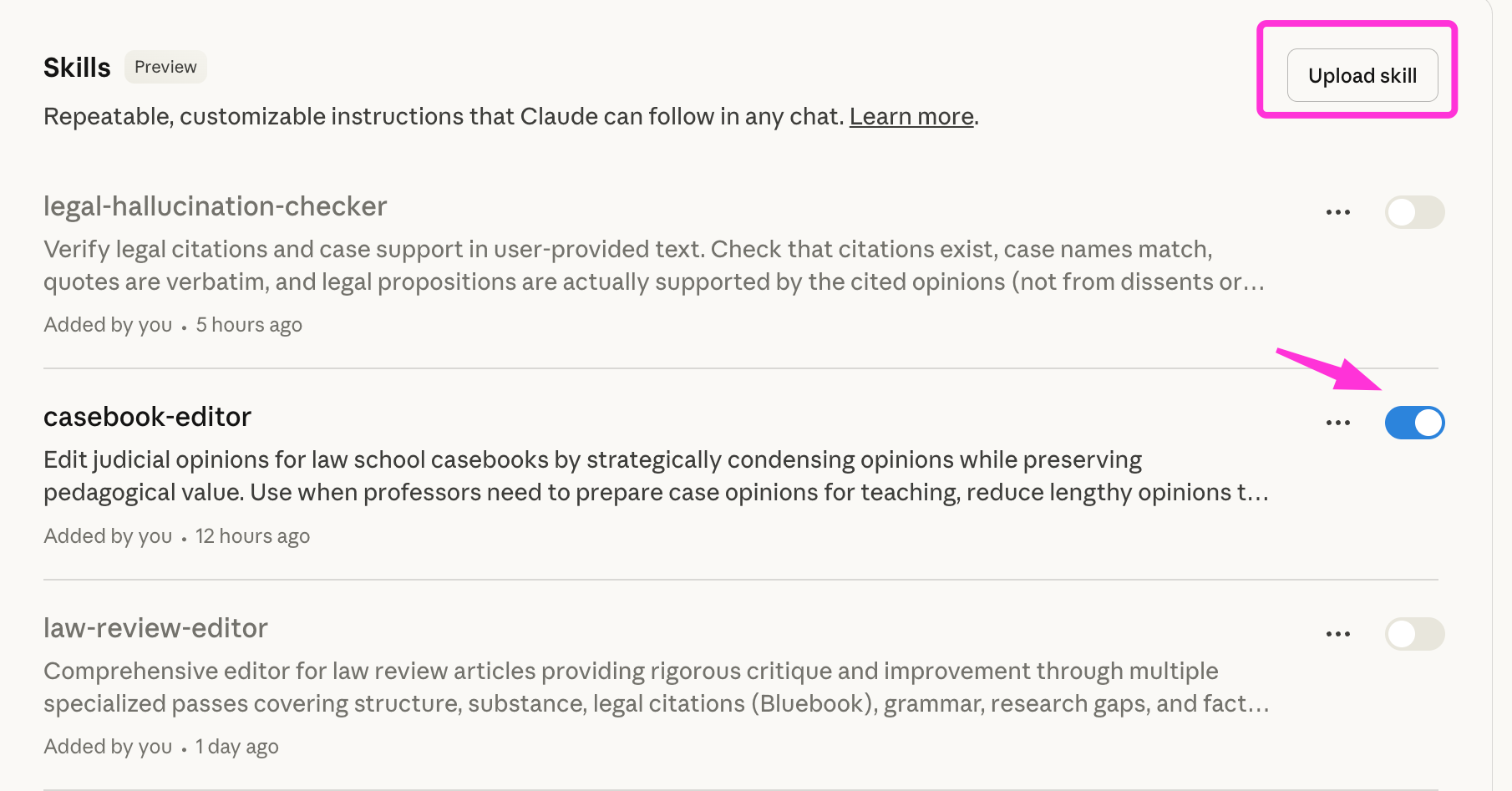 Use Claude Skills to Write Your Casebook