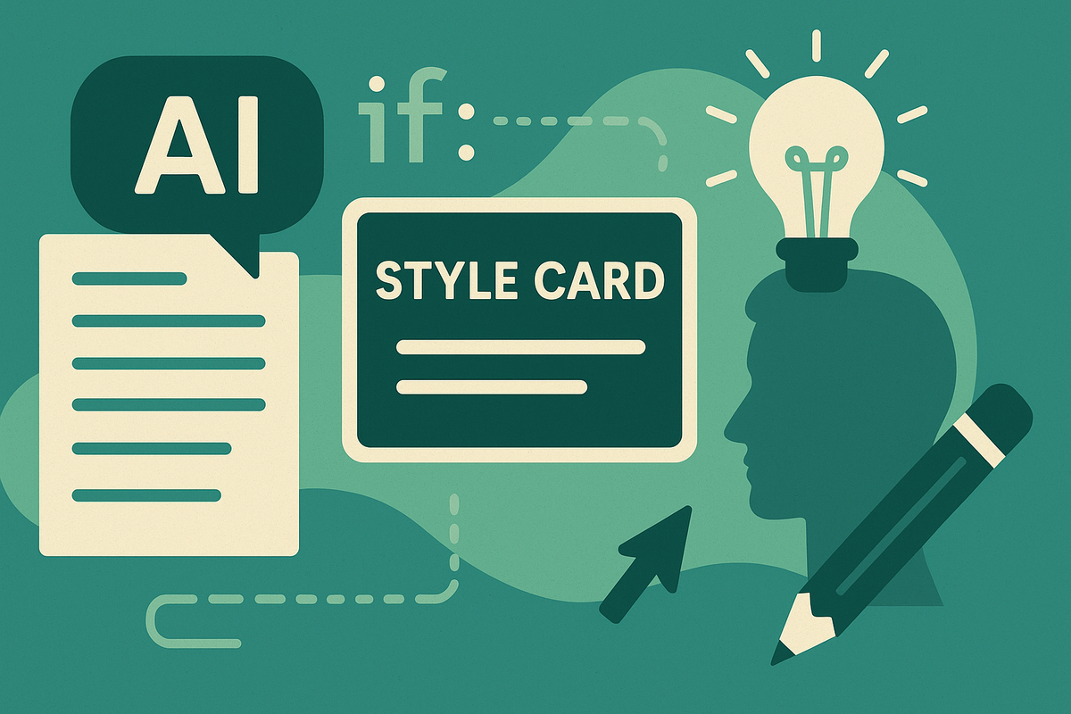 Make AI use your writing style