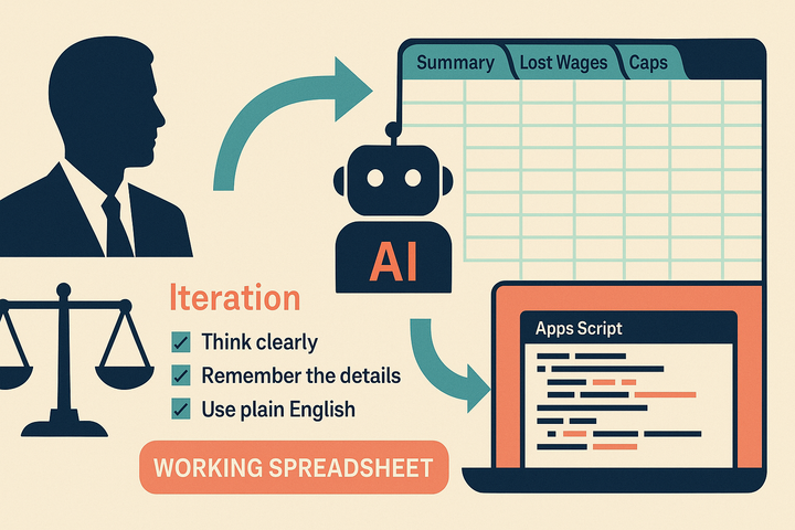 Legal professionals should use AI to create spreadsheet models